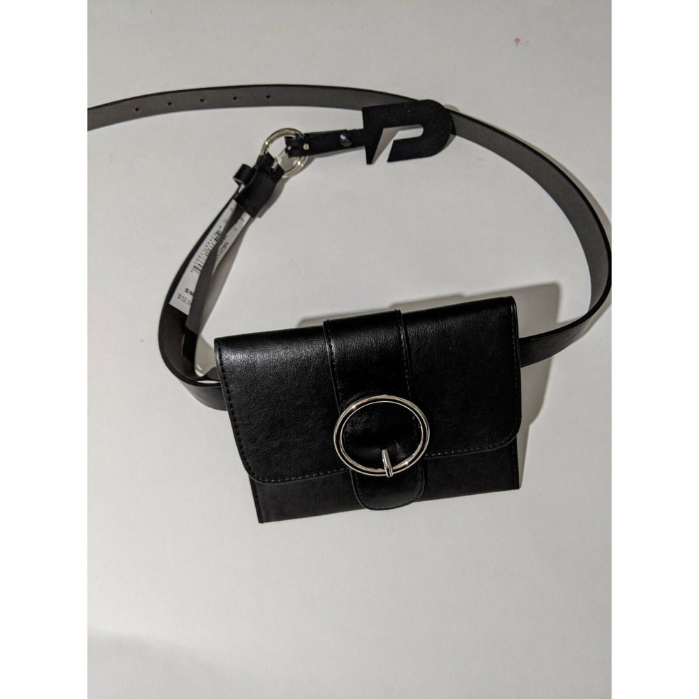 Time and Tru Ladies Black Belt with Pouch Wallet Purse Size L - Picture 5 of 5